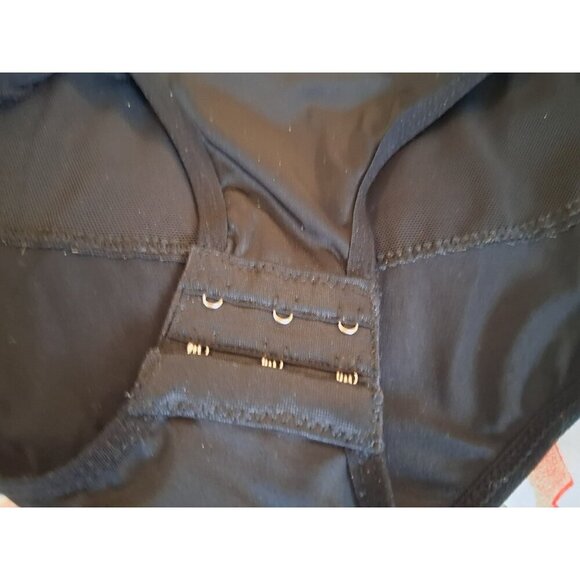 Marilyn Monroe Open Bust Body Shaper Womens plus 2X Black Firm Control Shapewear - Picture 4 of 4